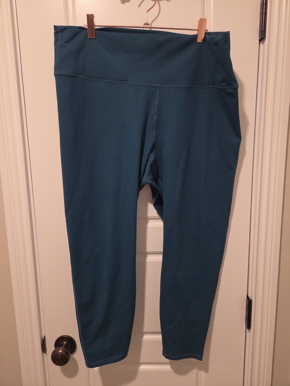 Fabletics Women's Teal High-Waist Powerhold Active Leggings 2X